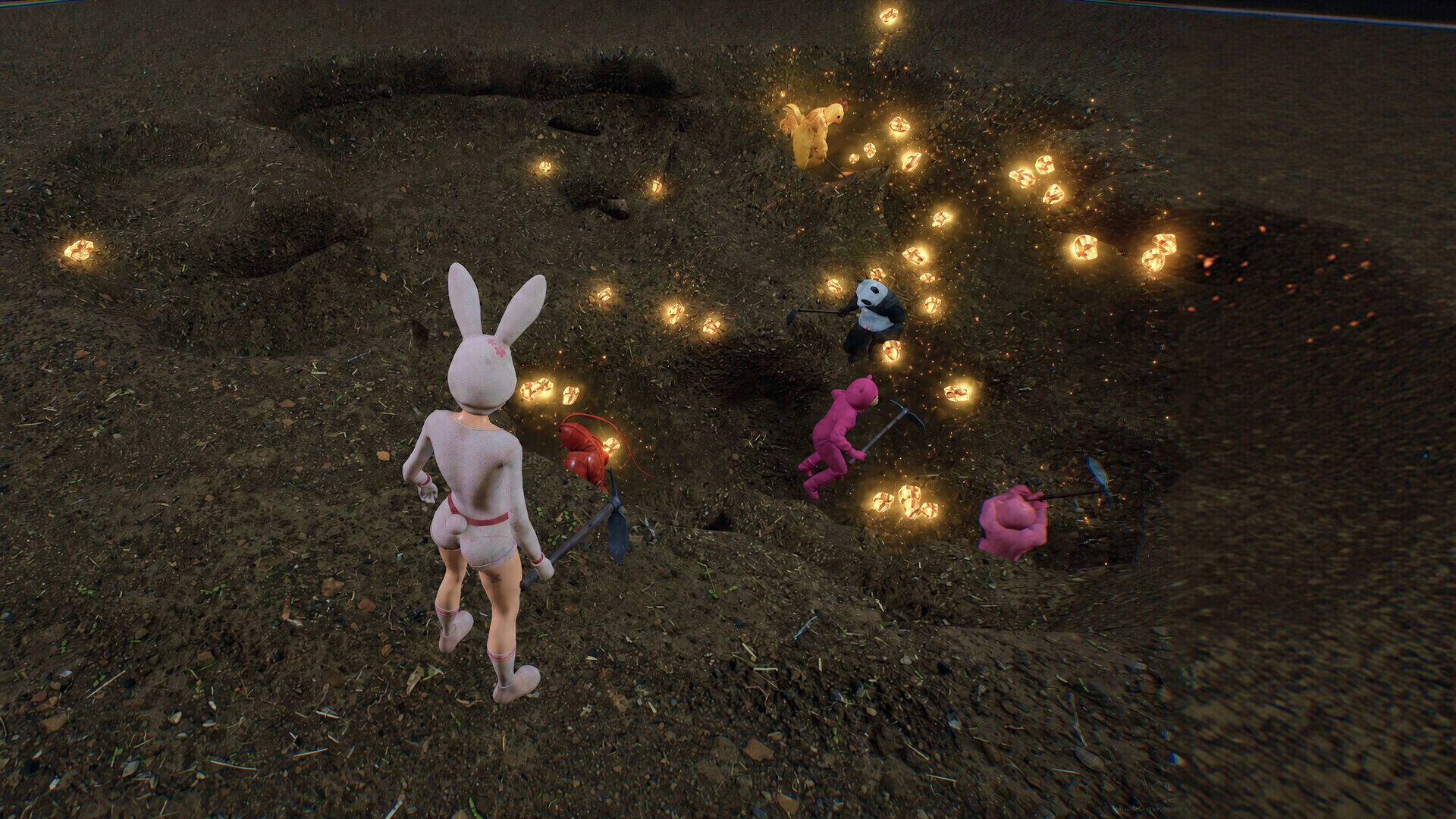 DIG Raiders multiplayer co-op mining gameplay with alien encounters