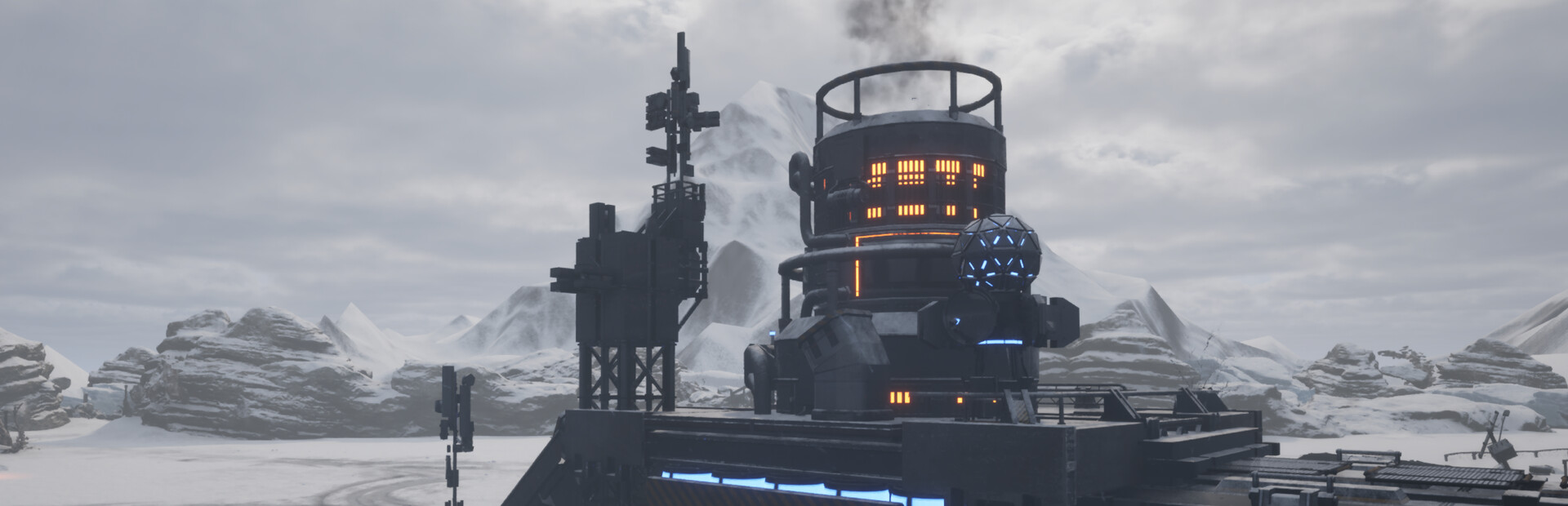 Iron Core Mech Survivor's shrinking safe zone creating dynamic battlefield pressure