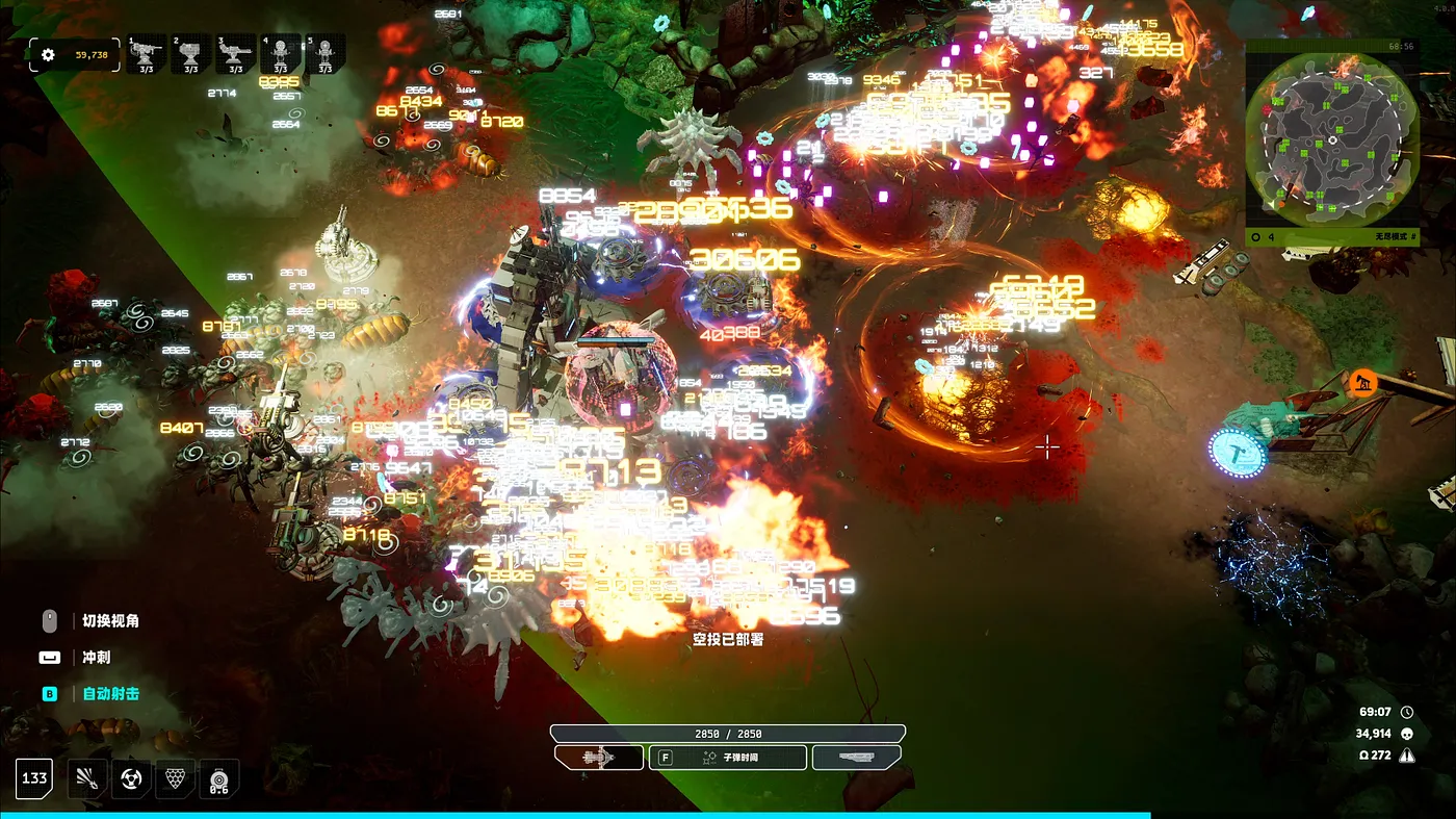 Iron Core beginner gameplay in a safe zone